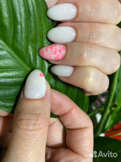 Маникюр с покрытием гель лак, гелевый маникюр