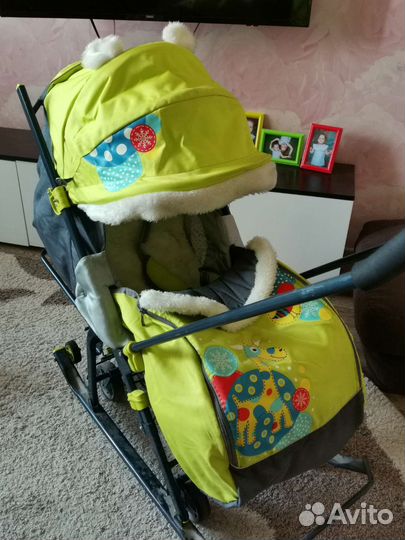 Коляска санки