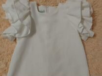 Белая блузка для девочки 134 140