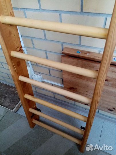 Детская шведская стенка деревянная