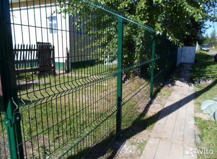 Забор из 3D сетки 40 метров