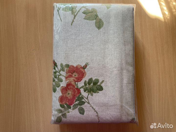 Постельное белье евро льняное новое