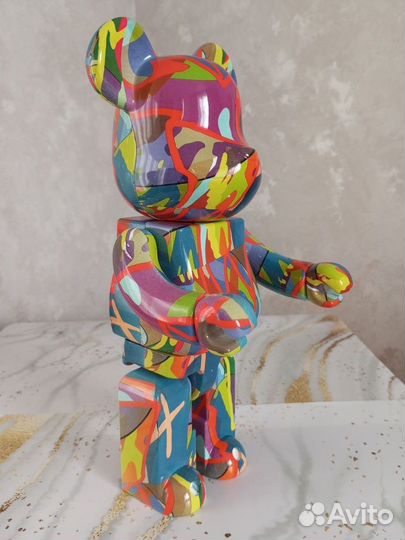 Игрушка bearbrick kaws 28cm, новый