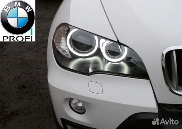 Стекло фары BMW X5 e70-М (10-13) / стекла фар бмв