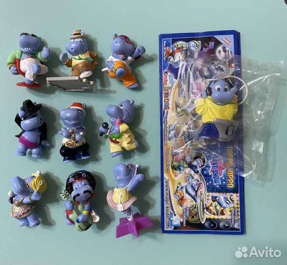 Бегемотики Шоу талантов с флешкой киндеры 90-х