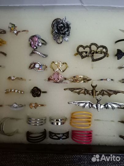 Колечки бижутерия