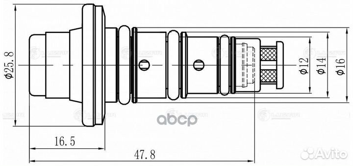 Lccv 1001 Клапан регулир. компрессора кондиц.FO