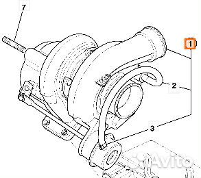 Турбокомпрессор JCB 68-74kw T2 320/06047