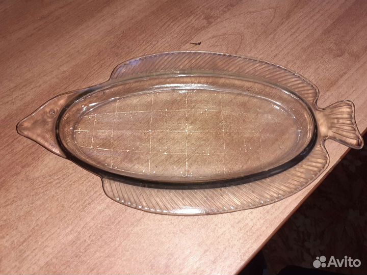 Селедочница стекло СССР