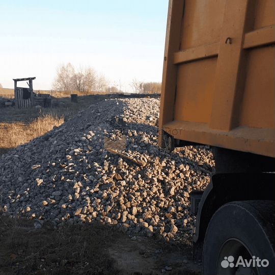 Щебень гравийный с доставкой