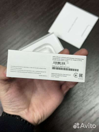 Airpods 2 с беспроводным кейсом