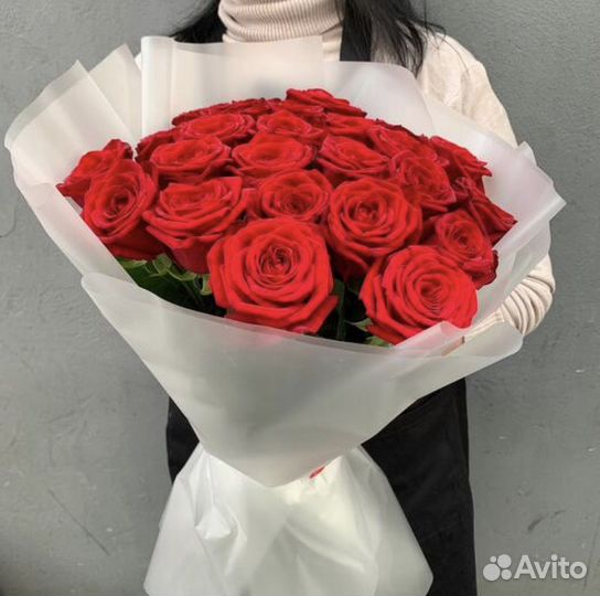Букет из красных роз