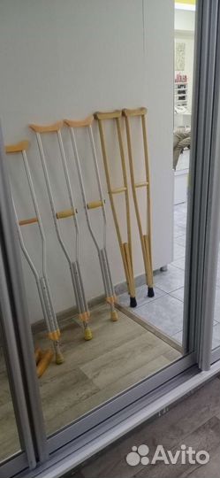 Костыли подмышечные новые