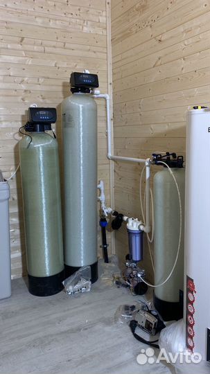 Фильтр обезжелезиватель и аэрация воды. Комплект