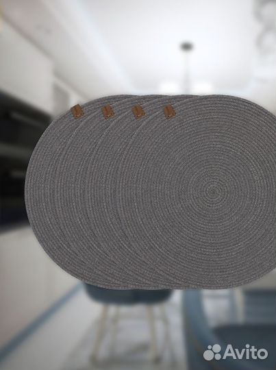 Салфетки на стол из хлопкового шнура, плейсмат