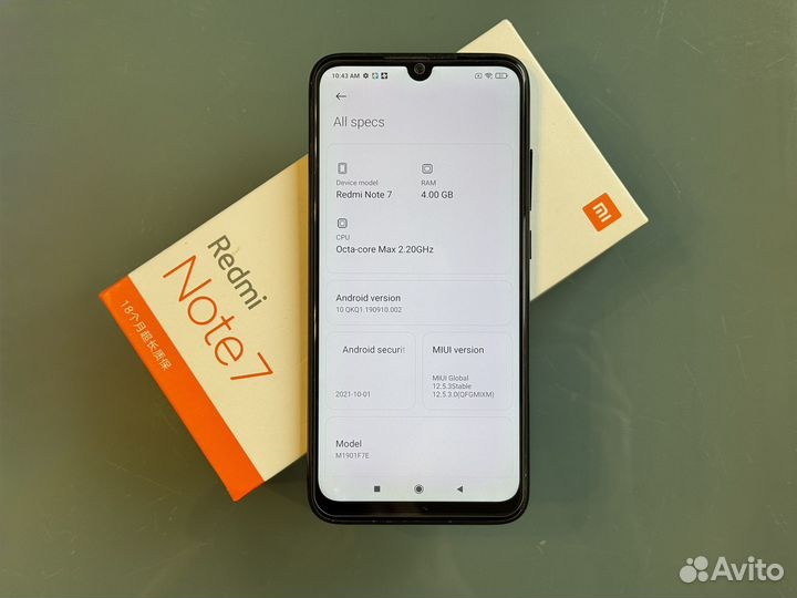 Xiaomi Redmi Note 7, 4/64 ГБ