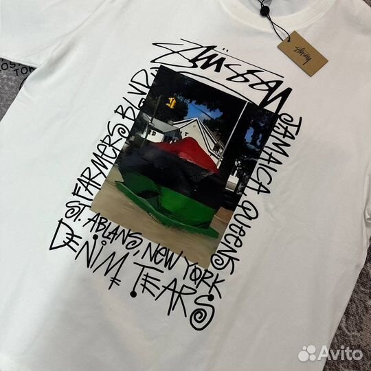 Футболка Stussy x Demin Tears Tee SS24