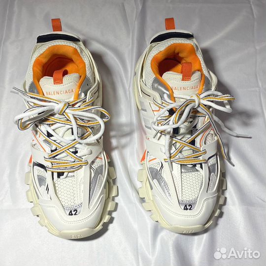 Balenciaga track 1 white orange