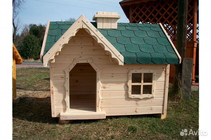 Утепленные собачьи будки