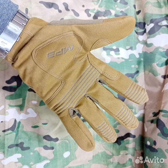 Перчатки тактические Mechanix с костяшками (Coyote