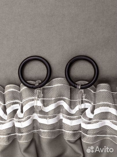 Комплект портьер. Шторы теневые. Новые