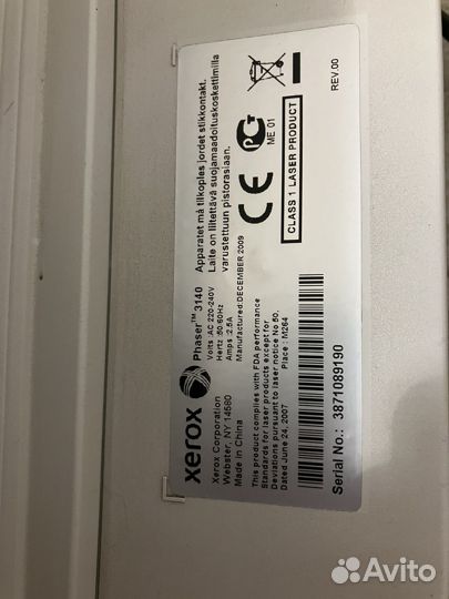 Принтер лазерный xerox phaser 3140