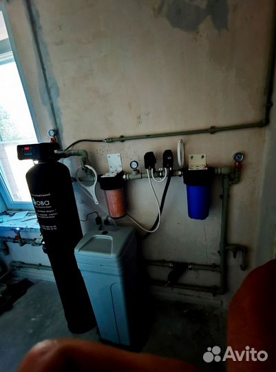 Система очистки воды Обезжелезивание Умягчение