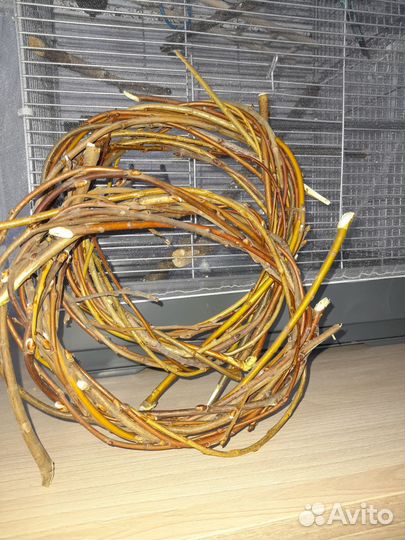 Качели-винок для попугая