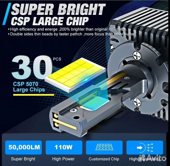 LED лампа Philips D3S