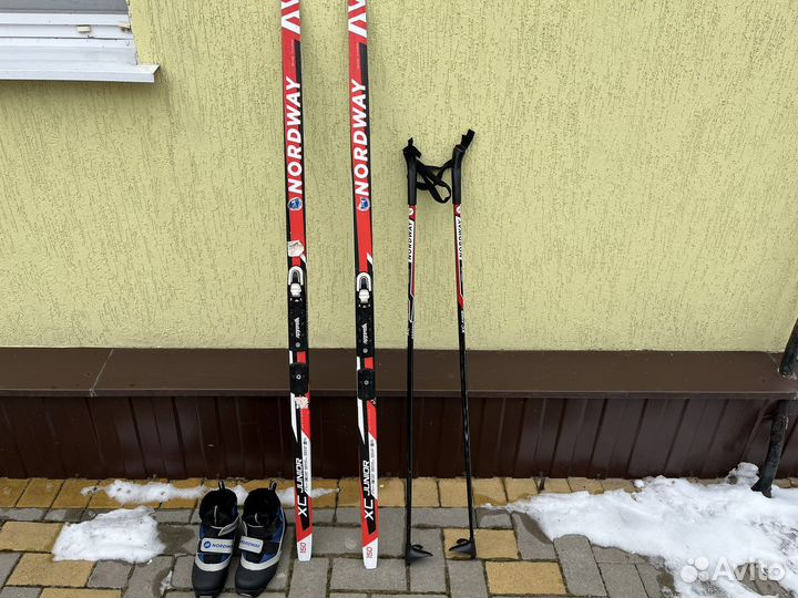 Лыжи детские в комплекте