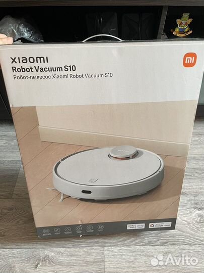 Робот пылесос Xiaomi Robot Vacuum S10 белый