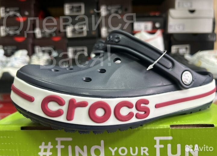 Crocs кроксы шлепки тапки синие 36-45