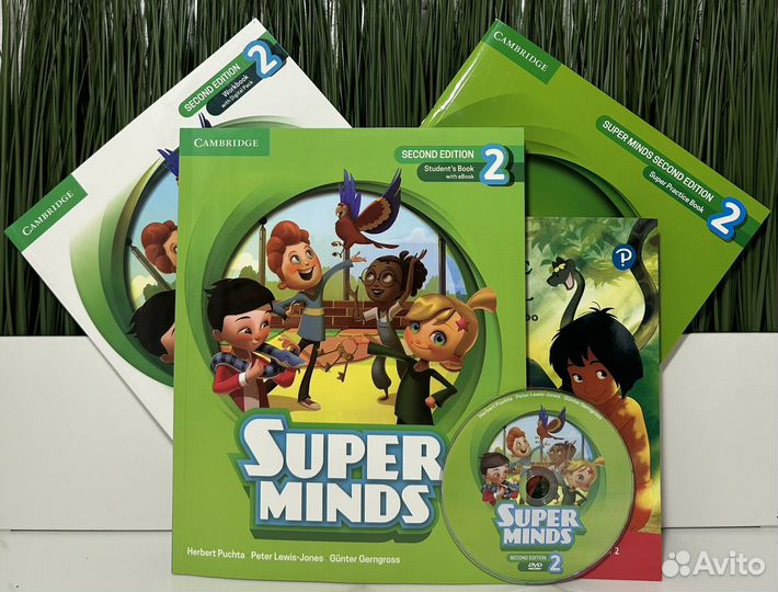 Super Minds2 второе издание суперкомплект из 4