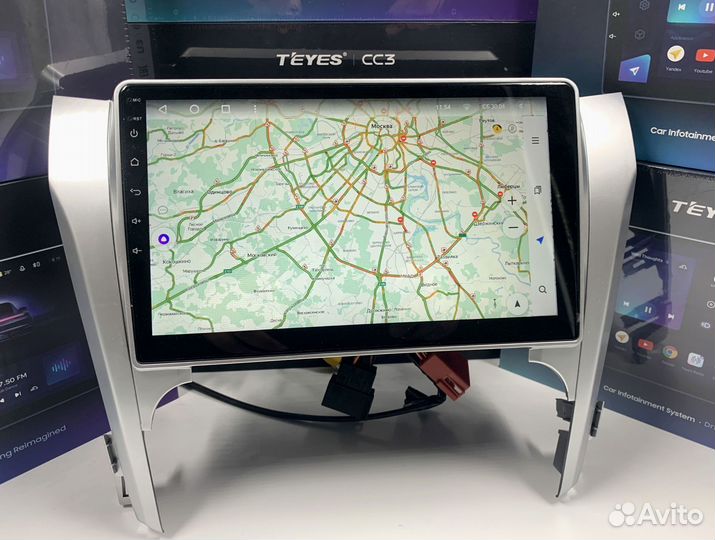 Магнитола на андройде Teyes CC3 4/64 для Toyota