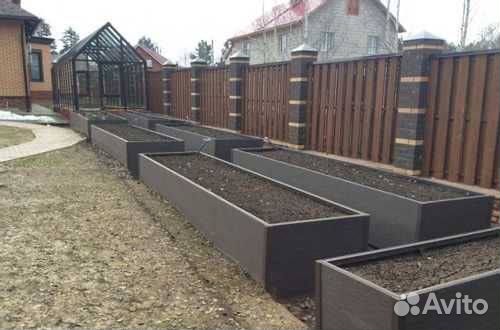 Грядочная доска из дпк