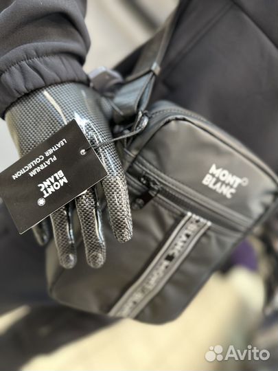 Сумка мужская через плечо Mont Blanc