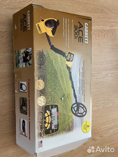 Garrett ace 300i новая с DD катушкой