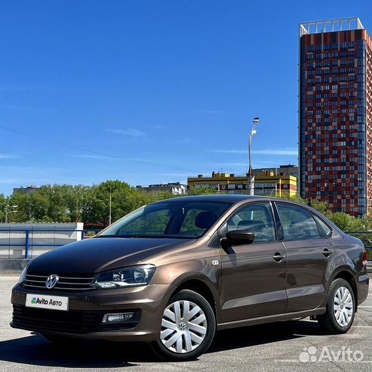 Volkswagen Polo 1.6 AT, 2017, 124 900 км