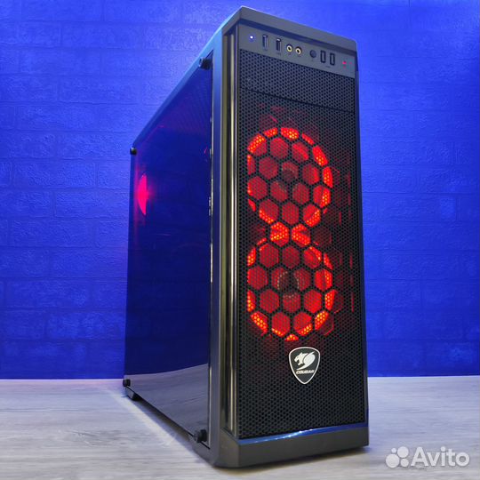 Игровой пк Ryzen 5 1600/RX 6500XT/16Gb/SSD 512Gb