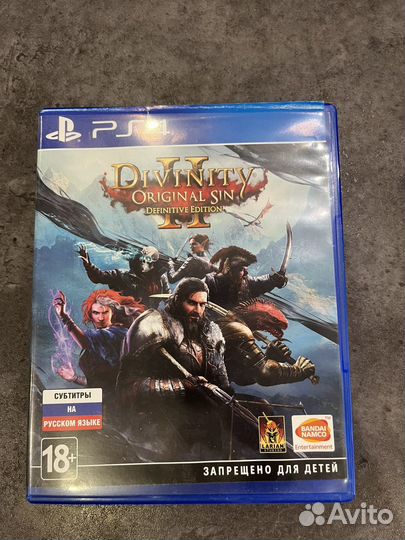 Divinity original sin 2 ps4 диск