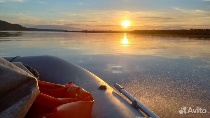 Прокат пвх лодки с мотором 4.2 метра 30л.с