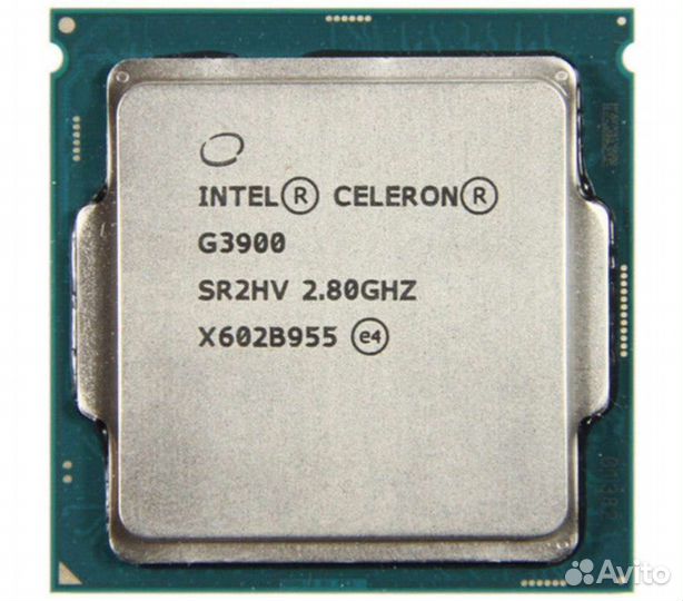Процессор Intel G3900 LGA1151, 2 x 2800мгц