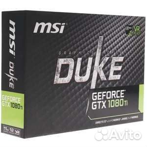 Видеокарта msi duke GeForce 1080ti 11gb