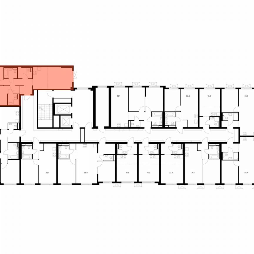 2-к. квартира, 68,8 м², 11/11 эт.