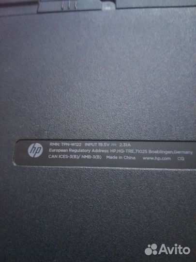 Ноутбук hp бу сломанный