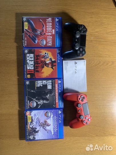 Ps4 slim 1tb с играми