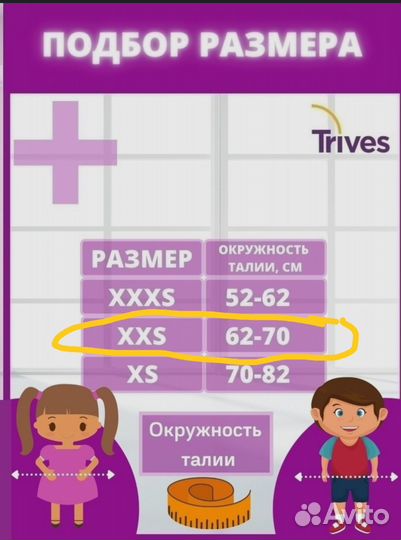 Корректор осанки для детей Trives