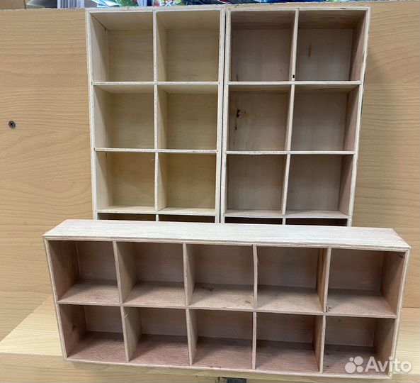 Деревянная контейнер для штучных предметов