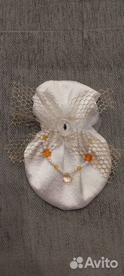 Белый школьный фартук р.128-134