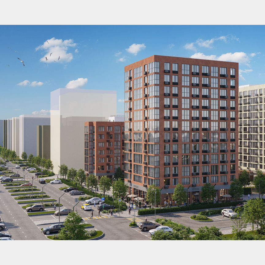 Квартира-студия, 27,4 м², 7/7 эт.
